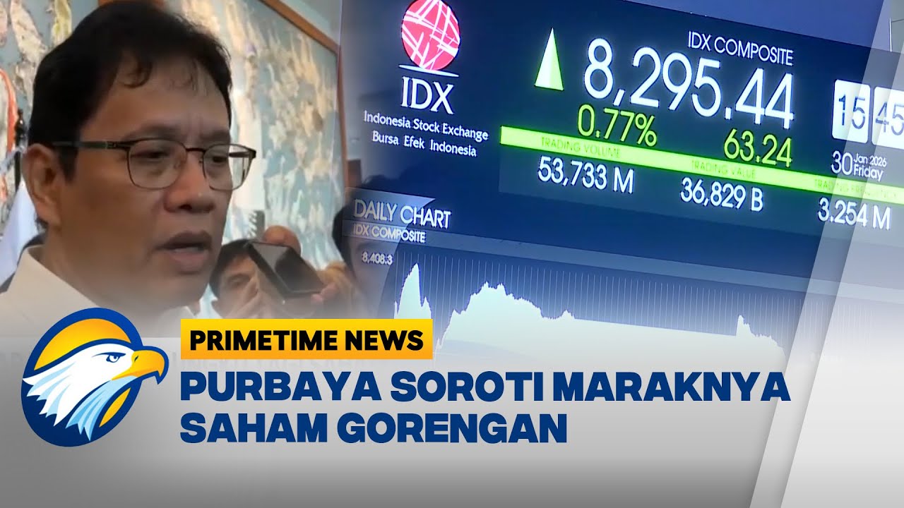 IHSG Anjlok, Menkeu Purbaya Soroti Maraknya Saham Gorengan di Bursa - [Primetime News]