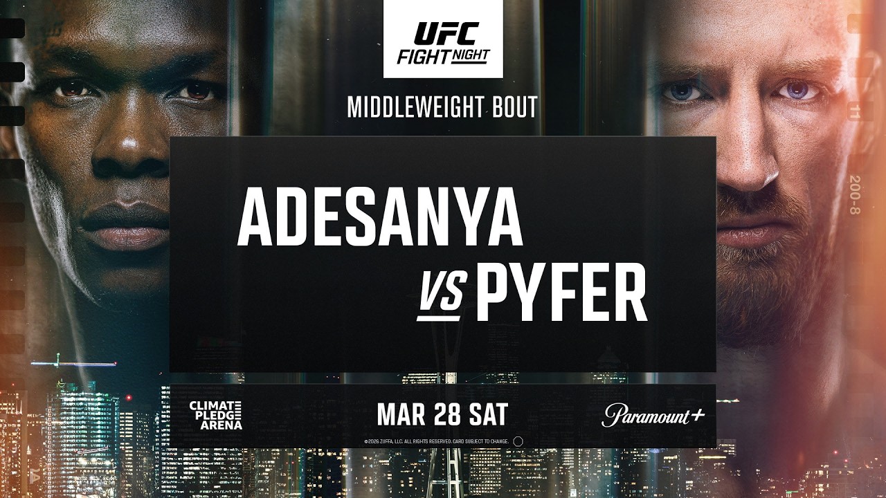 UFC Сиэтл: Адесанья против Пайфера - 28 марта | Промо-ролик боя