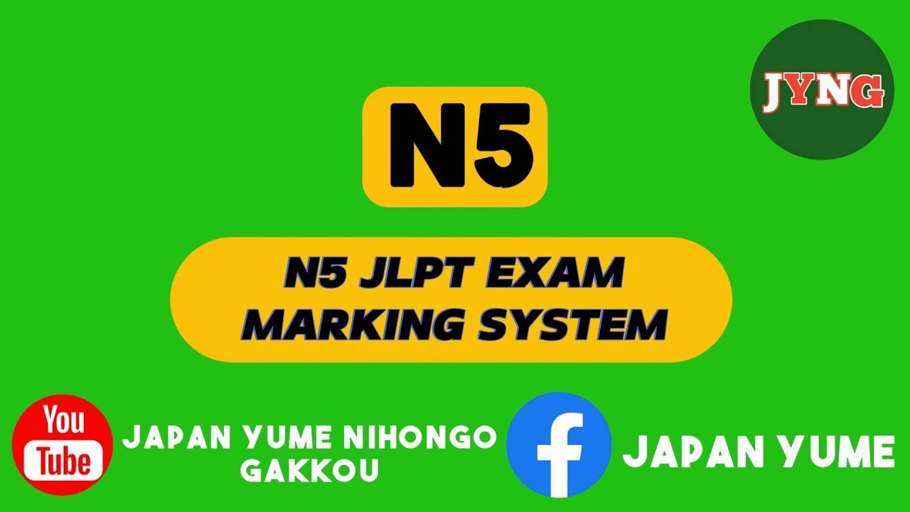 N5 JLPT EXAM MARKING SYSTEM