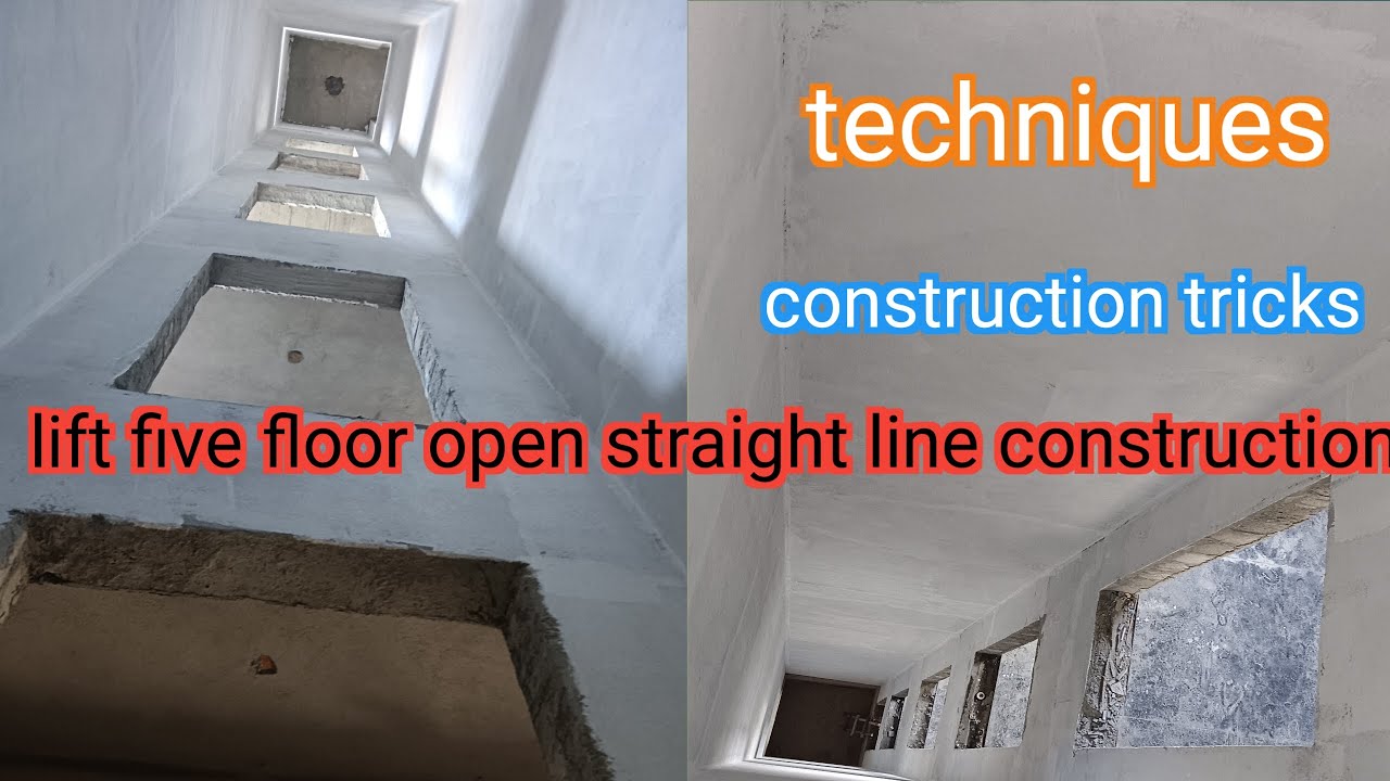 how to Lift machine room construction