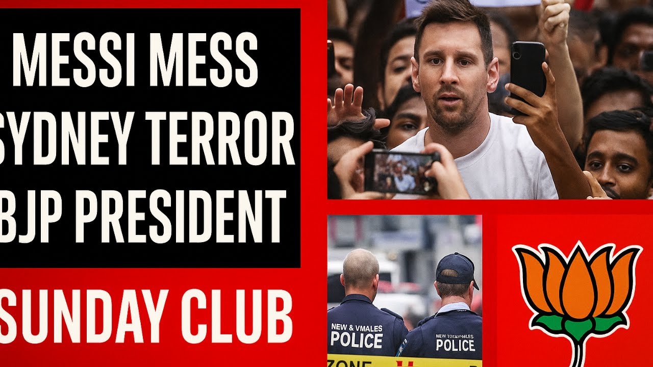Messi Mess in Kolkata &bull; Dhurandhar Sydney Terror &bull; New BJP President | Sunday Club