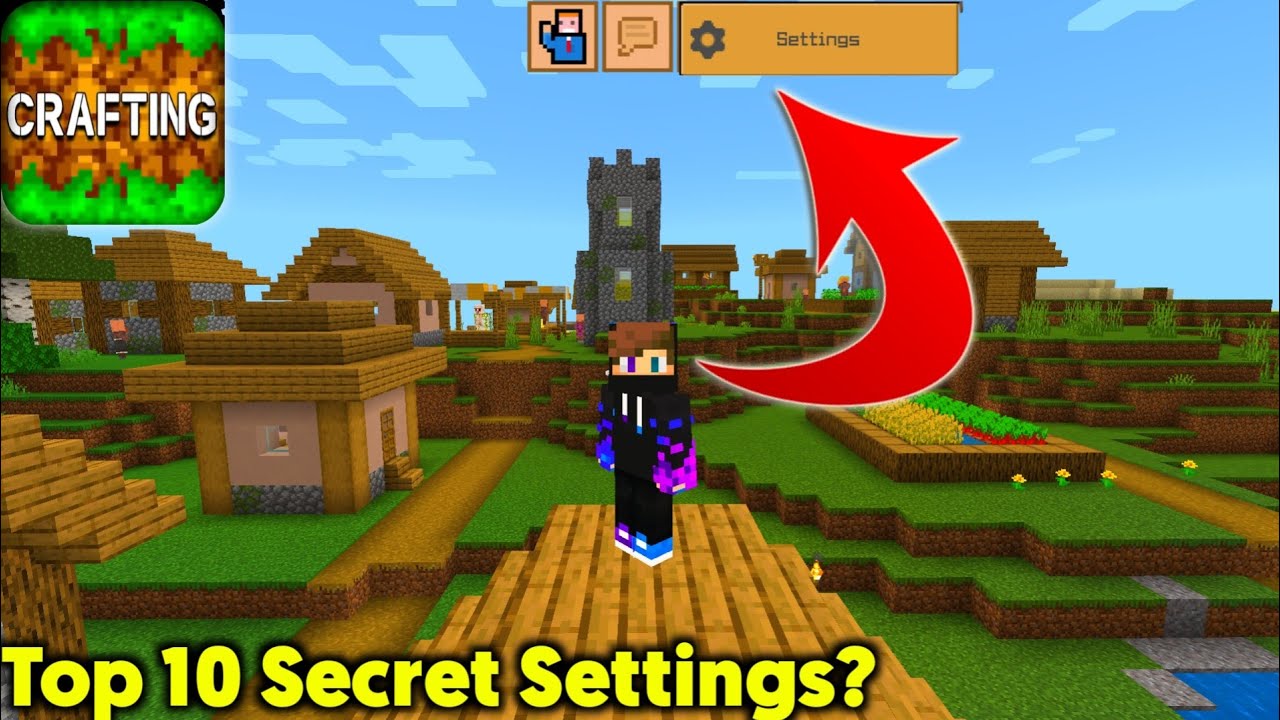 Top 10 Secret Settings in Crafting and Building | Crafting and Building Part 2