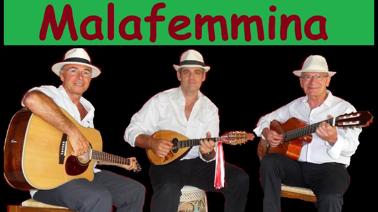 Mandoline et Guitares - Malafemmina - Réalisé au bar de Monti