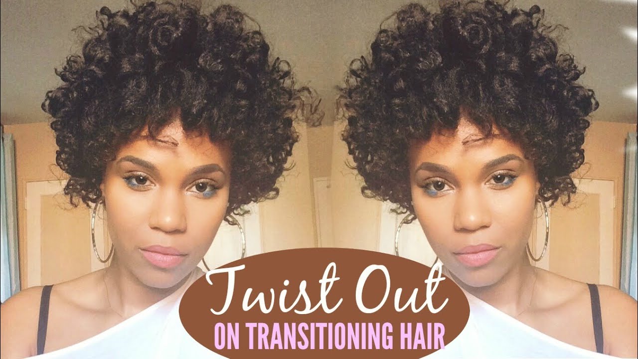 Twist Out on Transitioning Hair