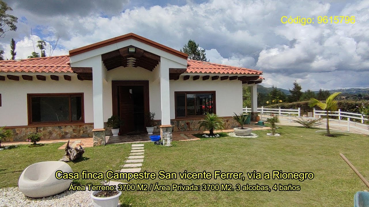 #CasaFinca en venta – San Vicente Ferrer,  vía Rionegro, Antioquia