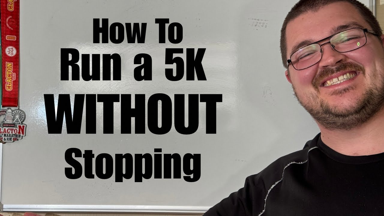 How To Run a 5k WITHOUT Stopping (as a beginner)