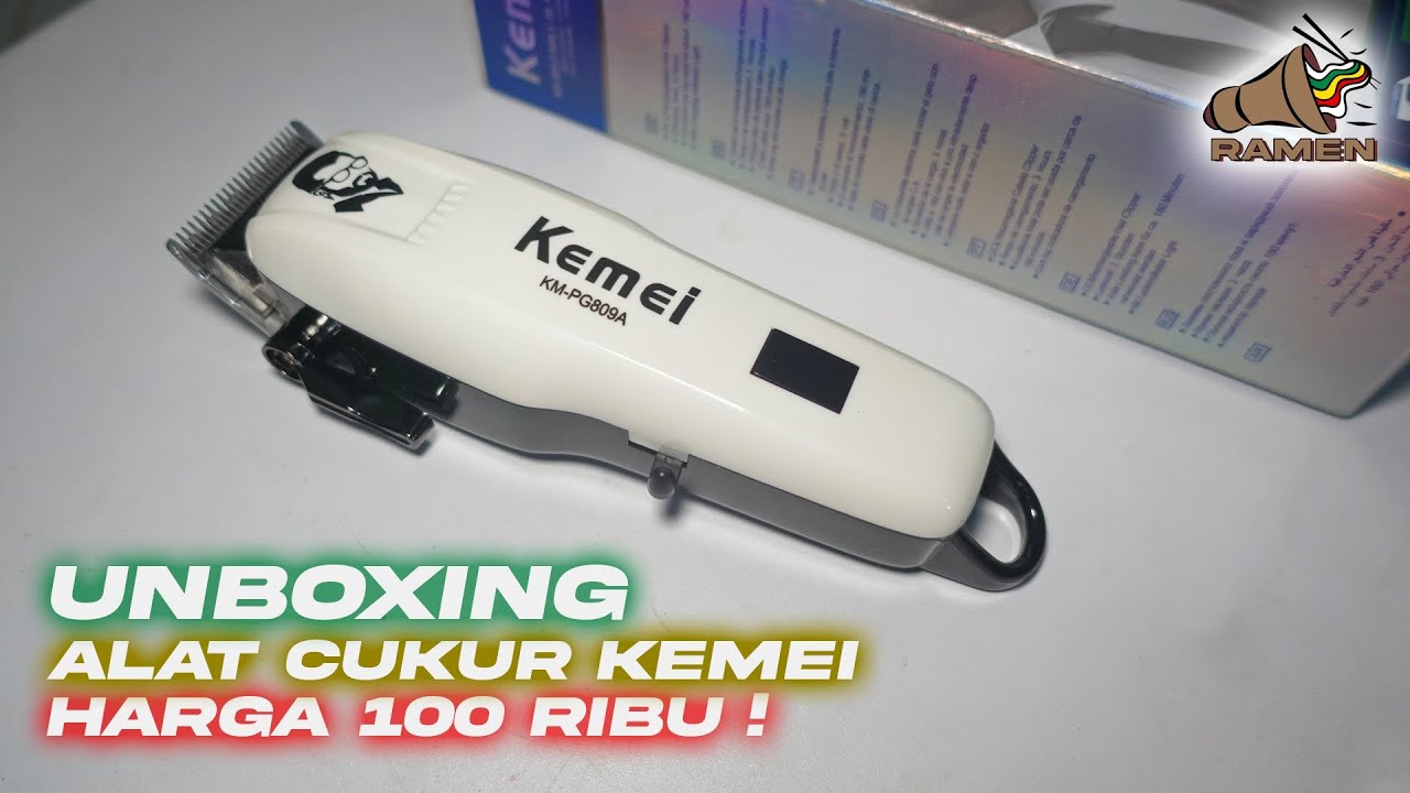 UNBOXING ALAT CUKUR RAMBUT 100 RIBUAN UDAH SEBAGUS INI ! #RAMEN