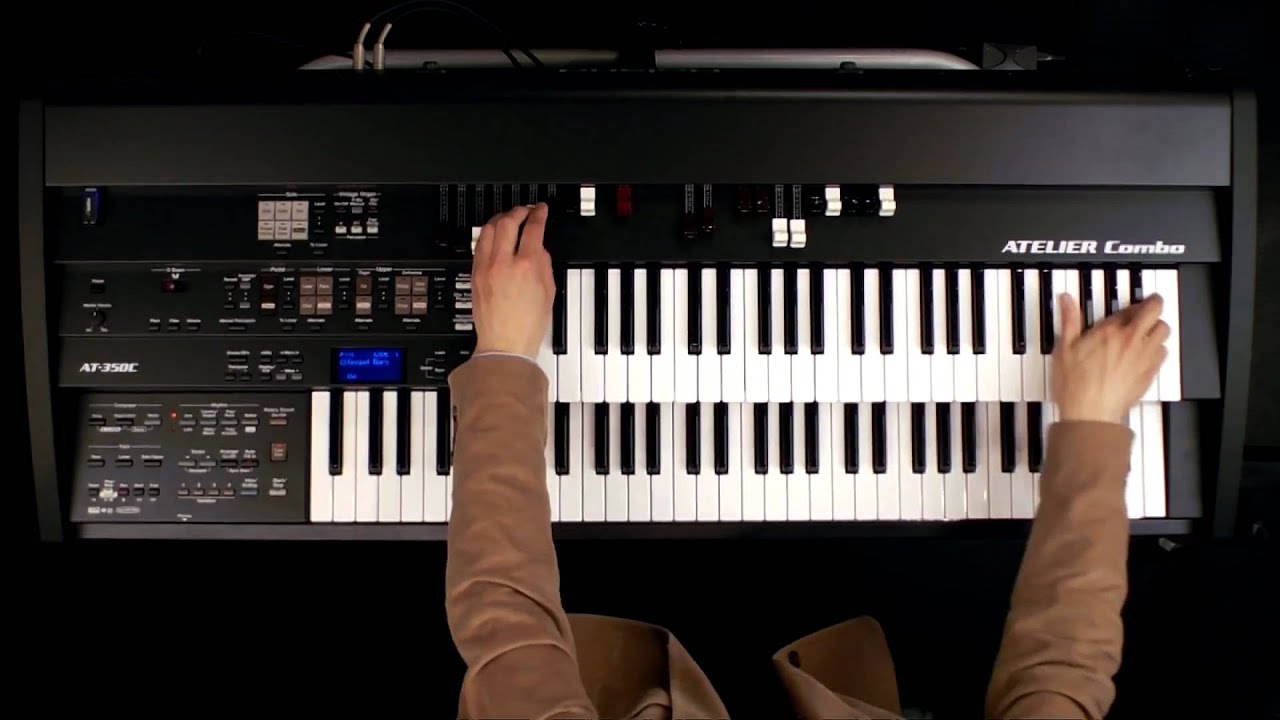 Gospel organ song using rotary effect