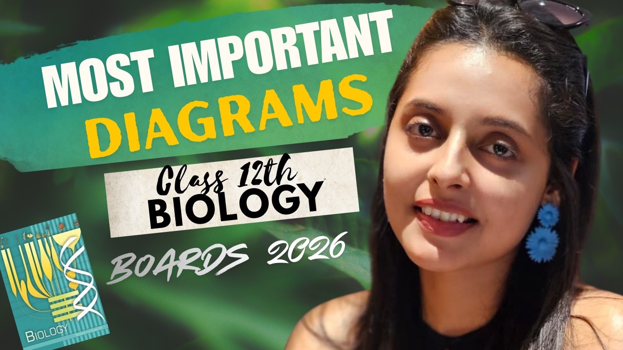 Class 12 Biology Most Important Diagrams 🔥| 95+ Strategy