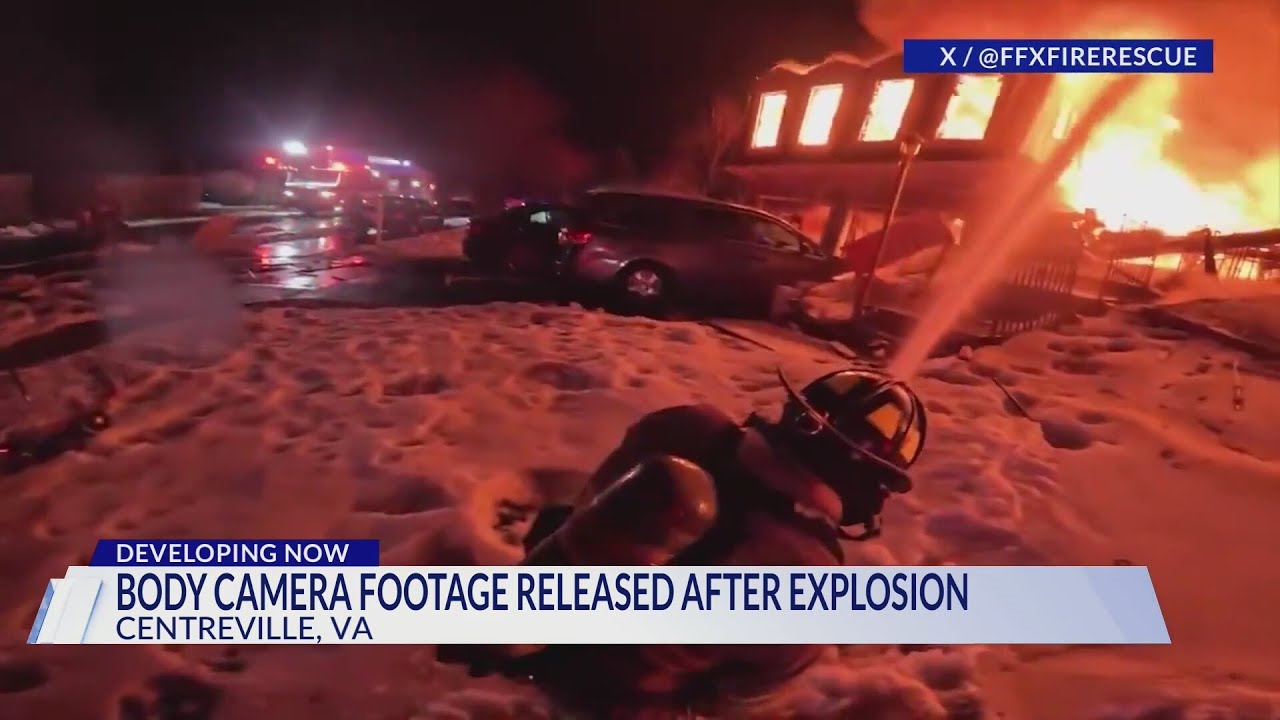 Body camera footage released after Centreville home explosion