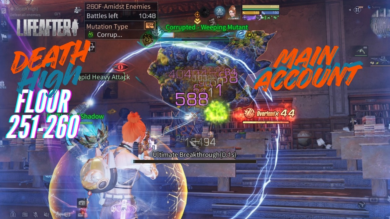 Floor 251-260 💀 LIFEAFTER (Main Account) ➡️Death High