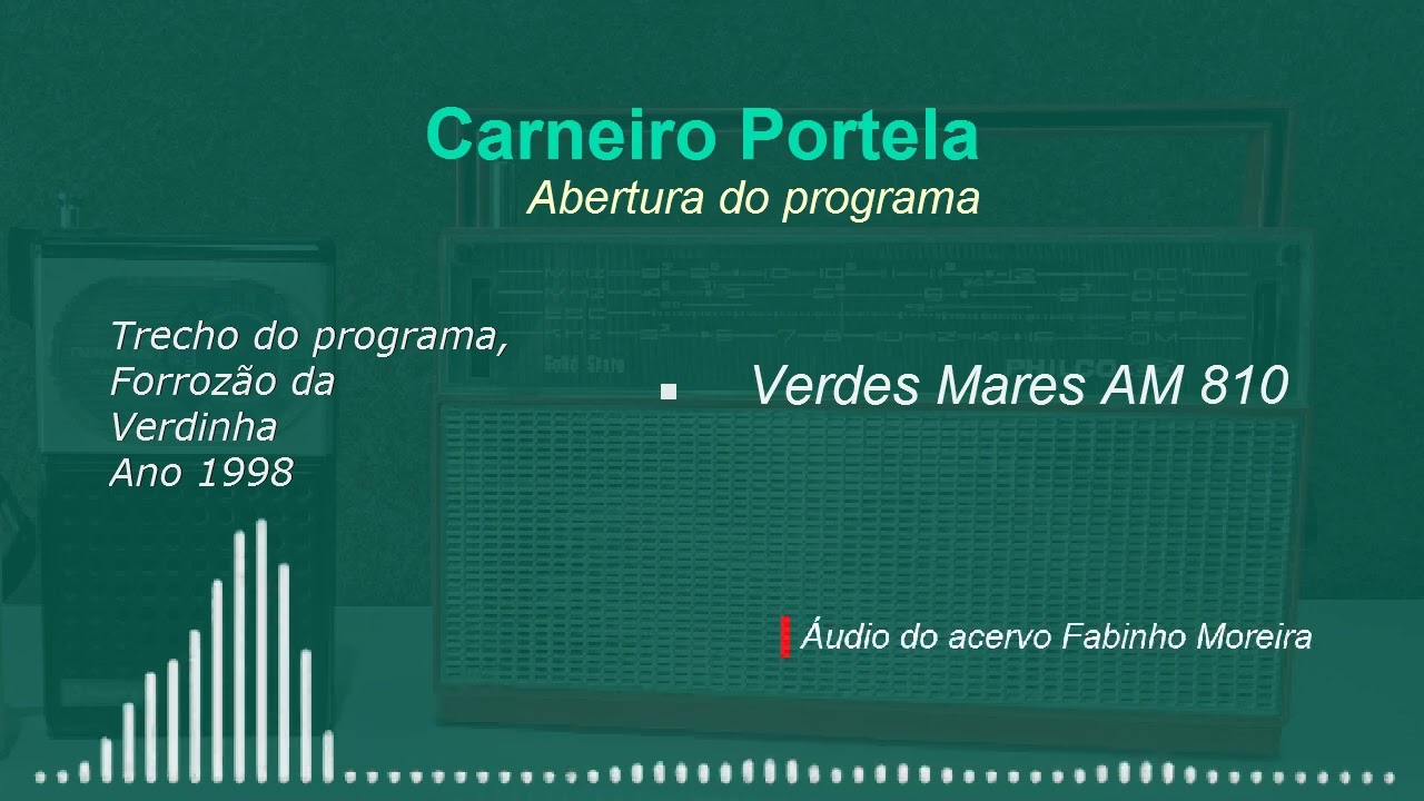 Carneiro Portela na Rádio Verdes Mares AM 810 Ano 1998
