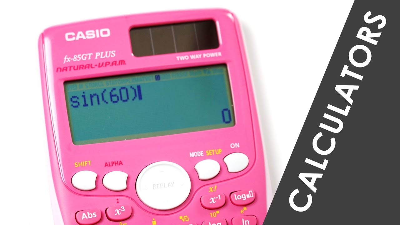 Calculators with Sin, Cos and Tan - GCSE Physics