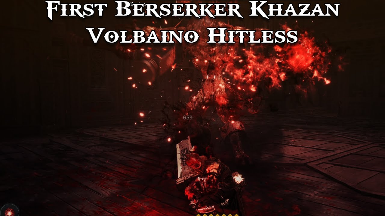 First Berserker Khazan: Volbaino Boss Fight Hitless/No damage (2k 60 fps)