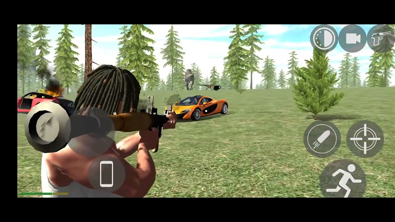 Park me Aaye Dangerous Dinosaur 😱 | Sabko Bomb se Uda Diya | Indian Bike Game 3D”