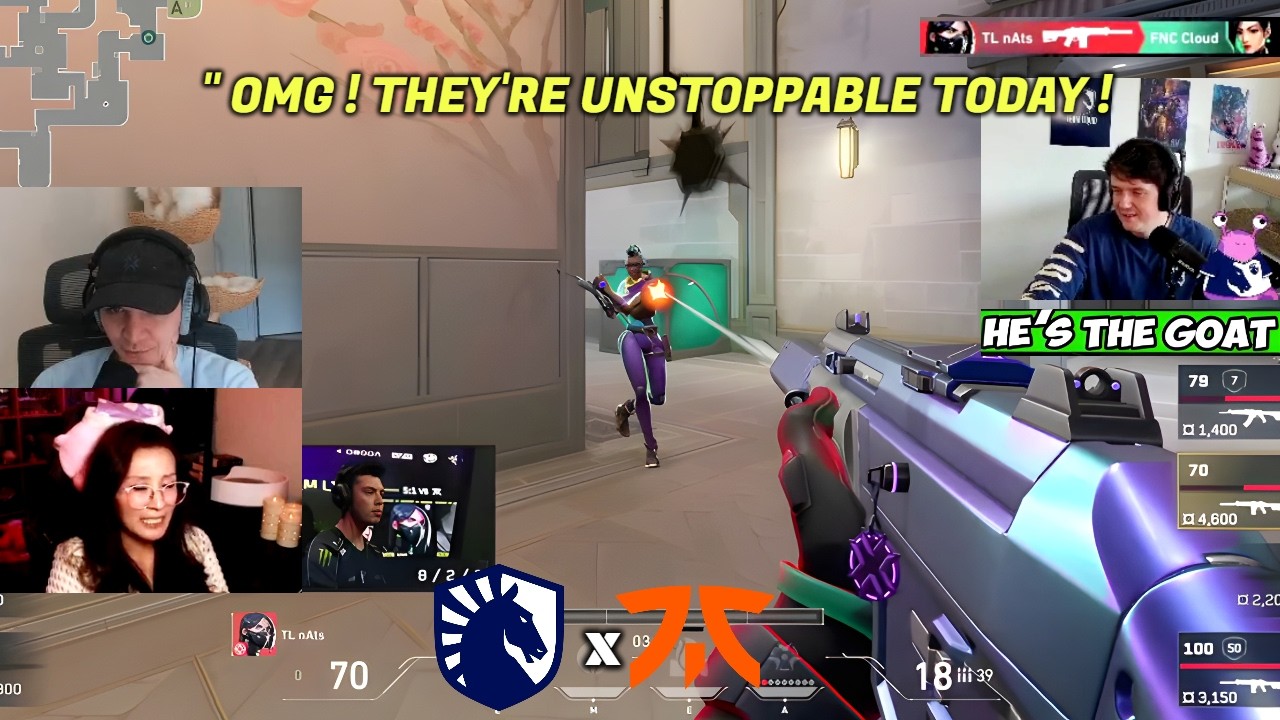 20 Minutes of Streamers React to TL vs FNC Crazy Moments in VCT Stage 2