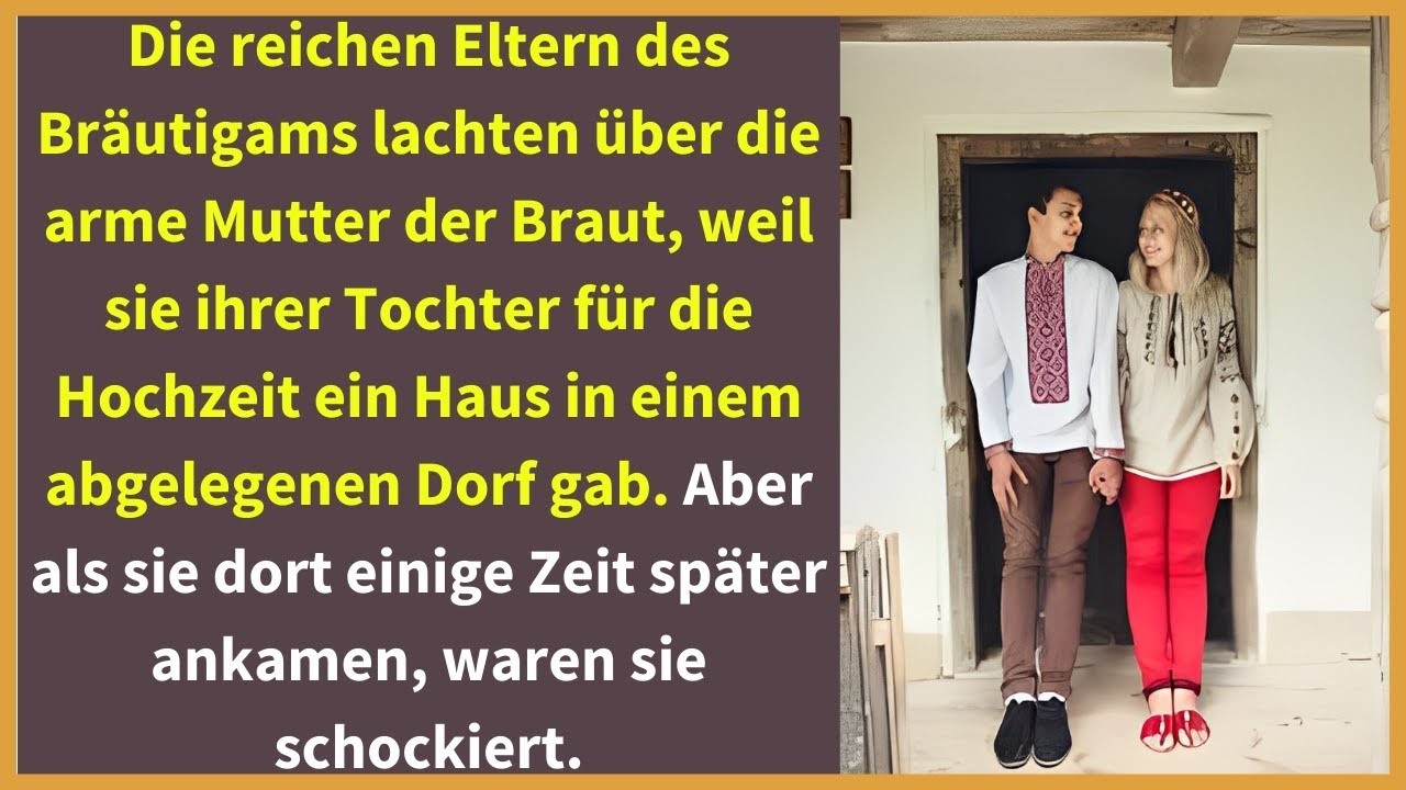 Die reichen Eltern des Bräutigams lachten über die arme Mutter der Braut, weil sie ihrer Tochter für