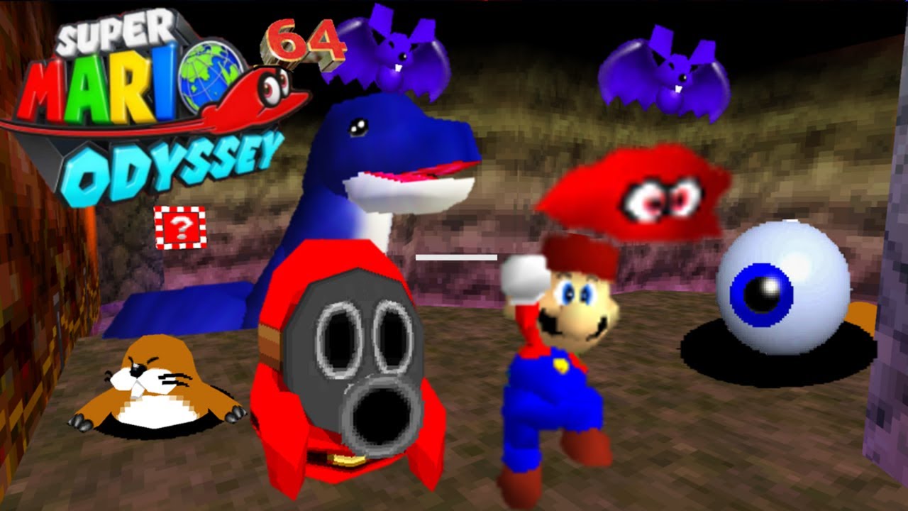 Super Mario Odyssey 64: Hazy Mazy Cave