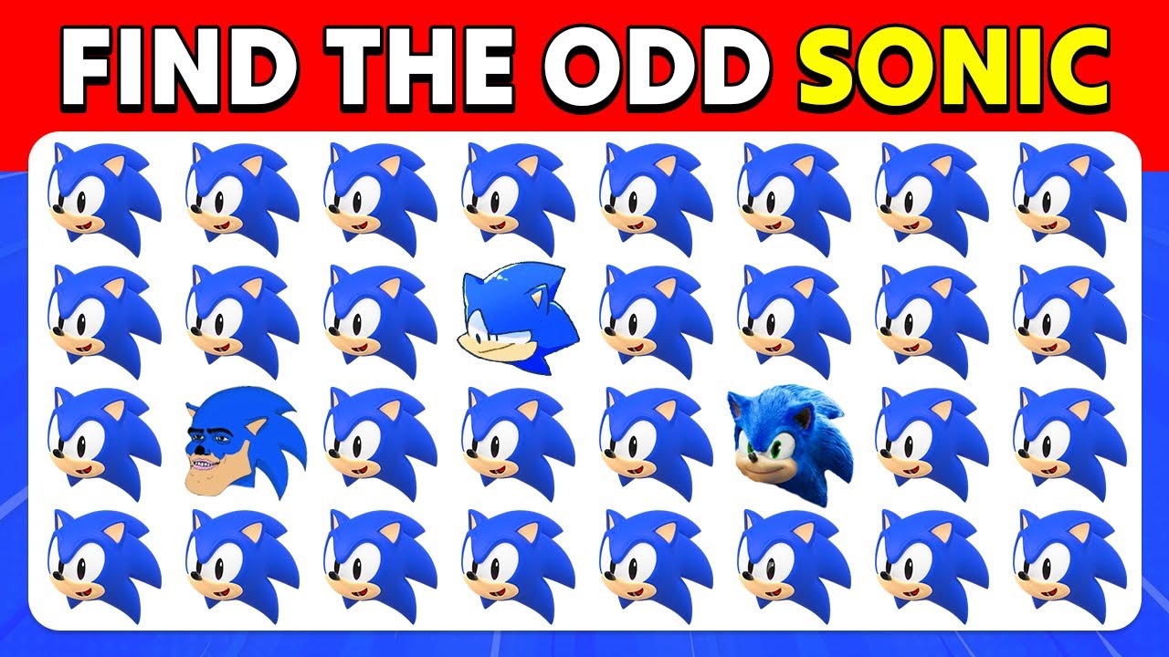 Find the ODD One Out | Sonic Edition 🔵⚡ 32 levels