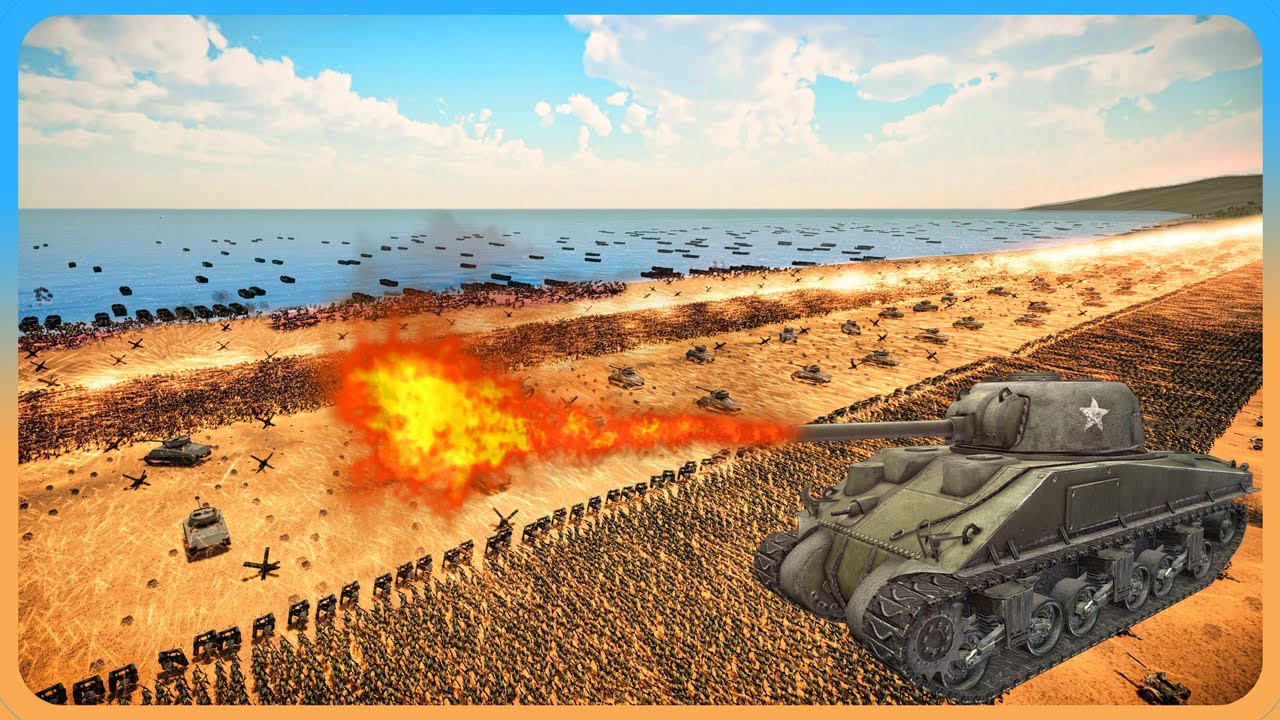 Can Minefield Beach Still Hold 10 MILLION MONSTERS Without 5 TANKS? - UEBS 2 (4K)