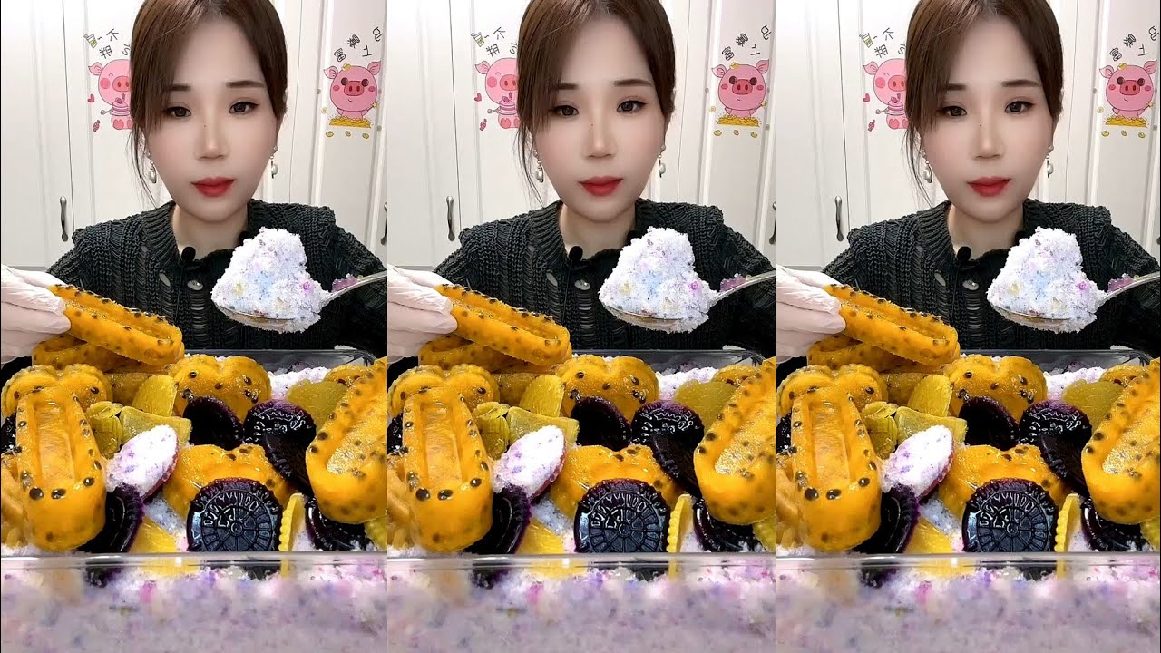 ASMR SHAVED ICE EATING YY