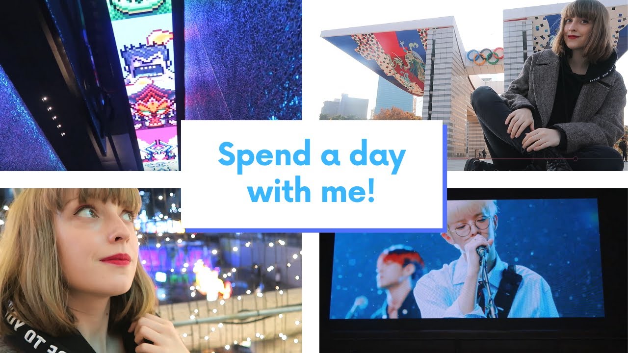 Spend a day with me! Olympic Park, JYP Cafe, LoL Park & Latern Festival in Seoul!
