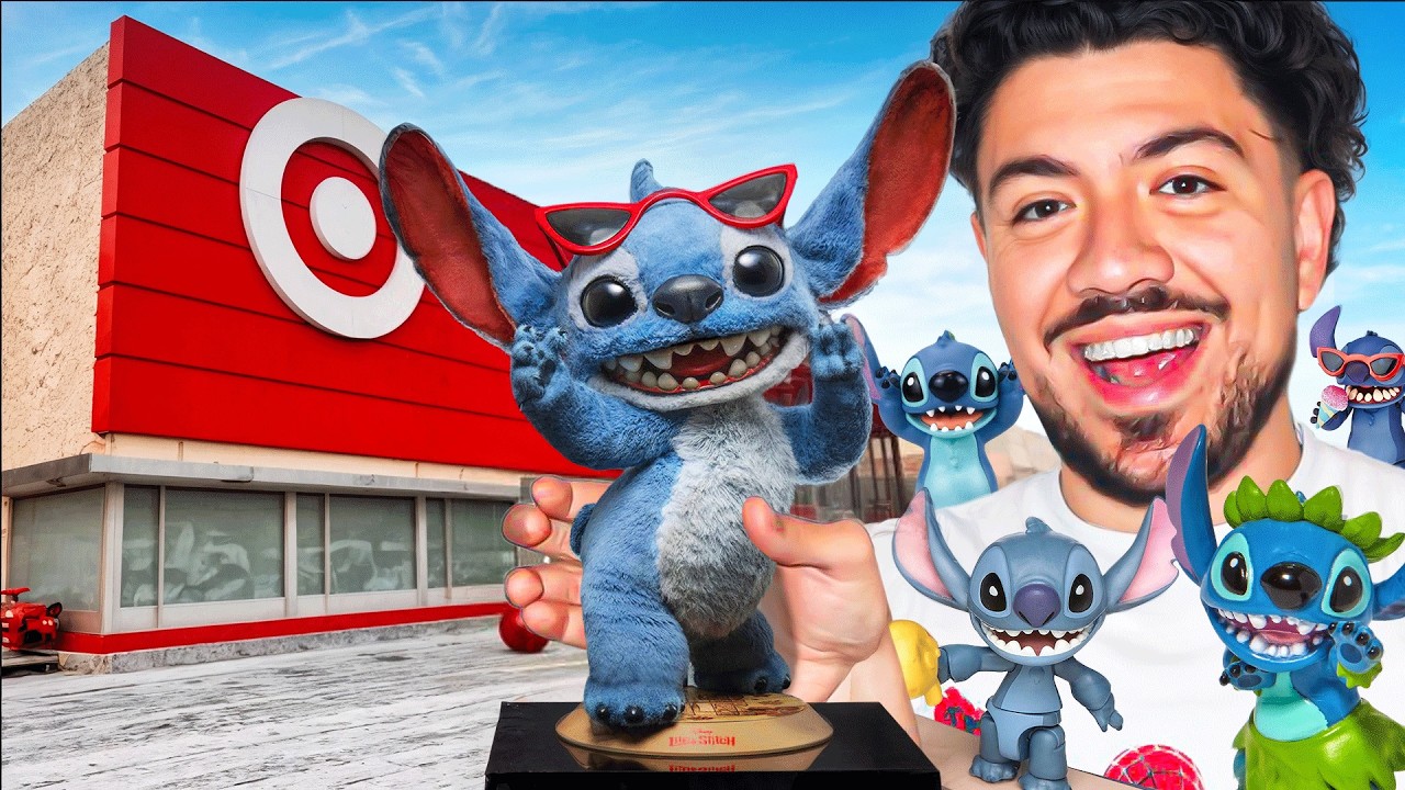 Я купила ВСЕ фигурки Стича в Target и сравнила их с НОВЕЙШЕЙ ПОПУЛЯРНОЙ ИГРУШКОЙ! 😭 (Охота за ред...