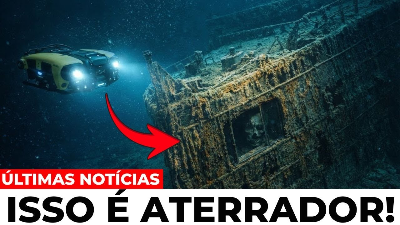 Drone subaquático desceu ao Titanic — e as imagens chocaram o mundo