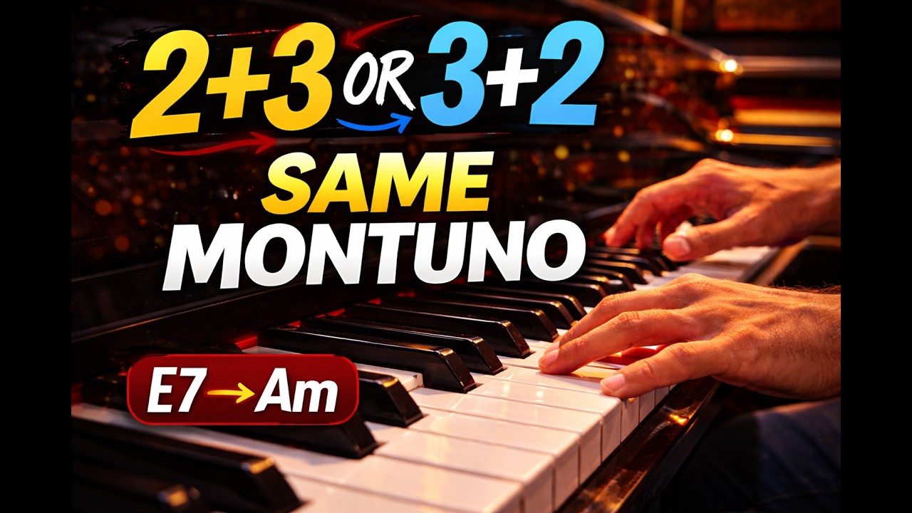 2-3 or 3-2 Clave? It Doesn’t Matter (Montuno Piano) #piano #montuno #pianobeginner #tutorial
