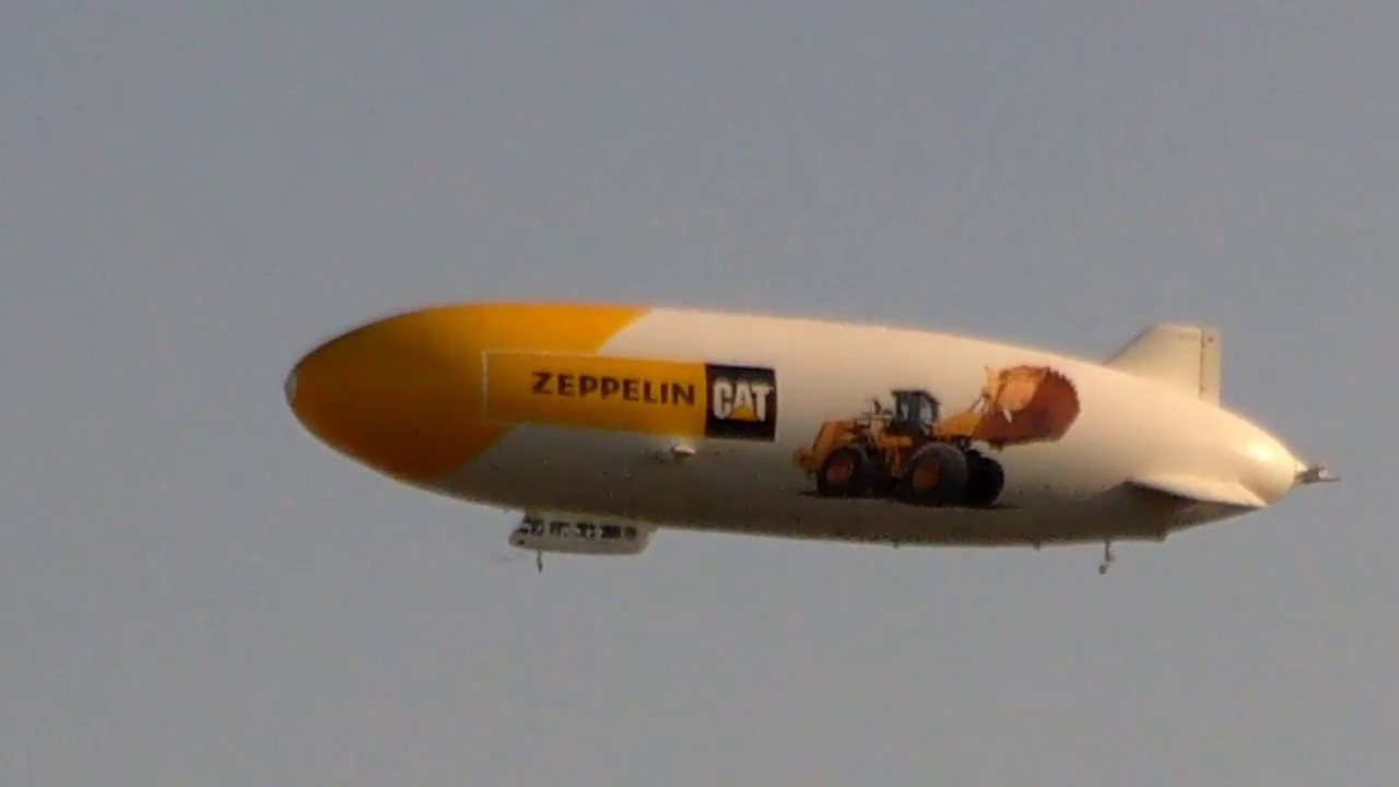 Největší vzducholoď na světě Zeppelin v Praze Letňanech