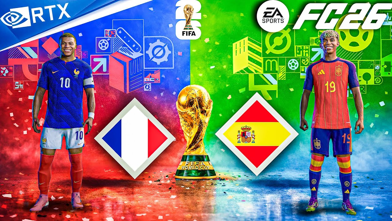 FC 26 - France Vs Spain - FIFA World Cup 2026 Ft. Mbappe,Yamal| PC™[4K60FPS] Gameplay
