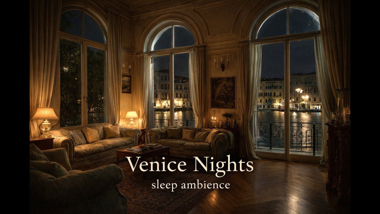 Venice at Night 🕯️ Elegant Baroque Sleep Ambience