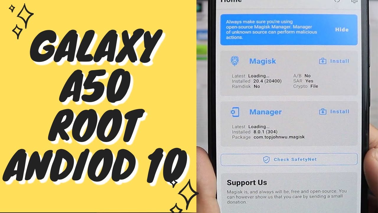 Galaxy A50 Android 10 Version Root | Full Method
