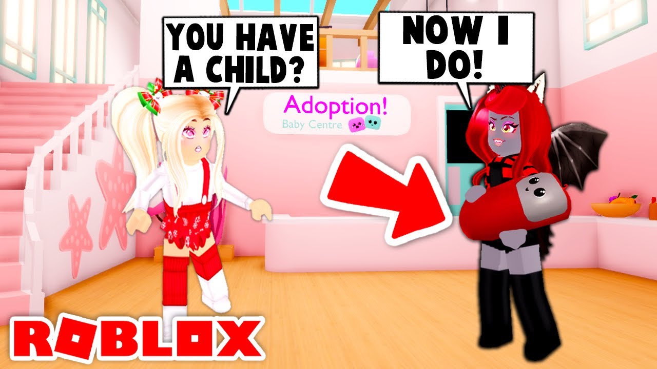 Adopting My Very FIRST CHILD With Sanna In Club Roblox!