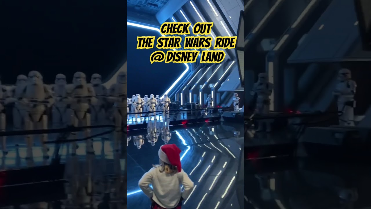 STAR WARS ride at Disneyland California 🌟 🌌 🚀    #starwars #disneyland #california #bestrides