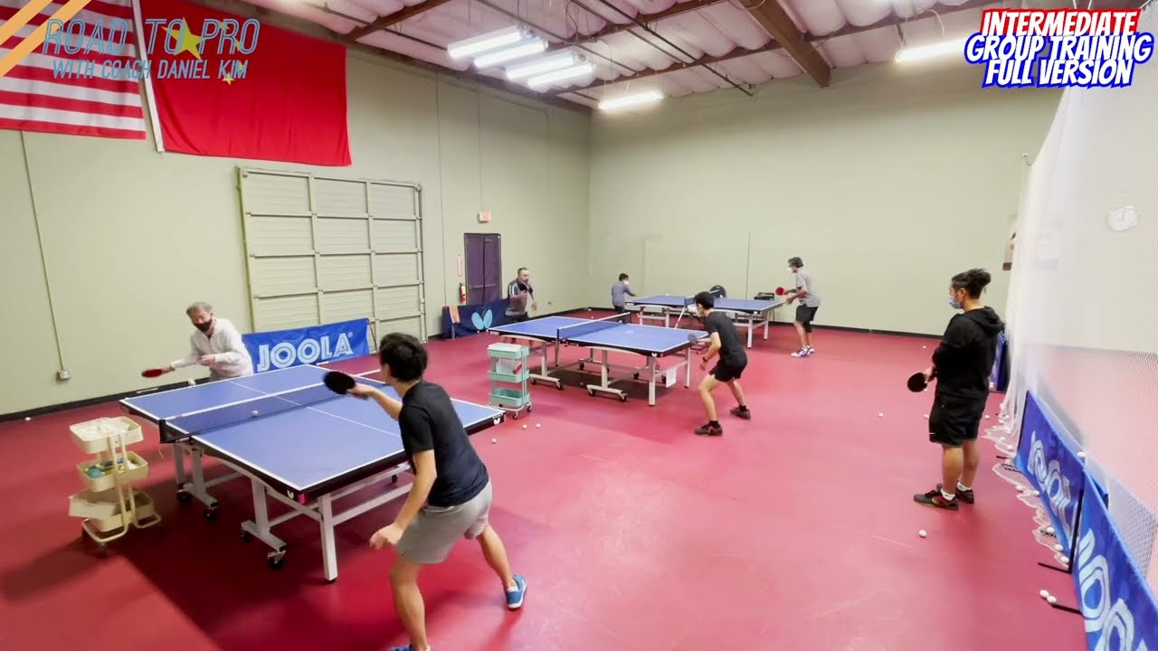 Backhand Forehand Transition & 2nd push + 4th loop_Table Tennis Group Training Full Version 20220202