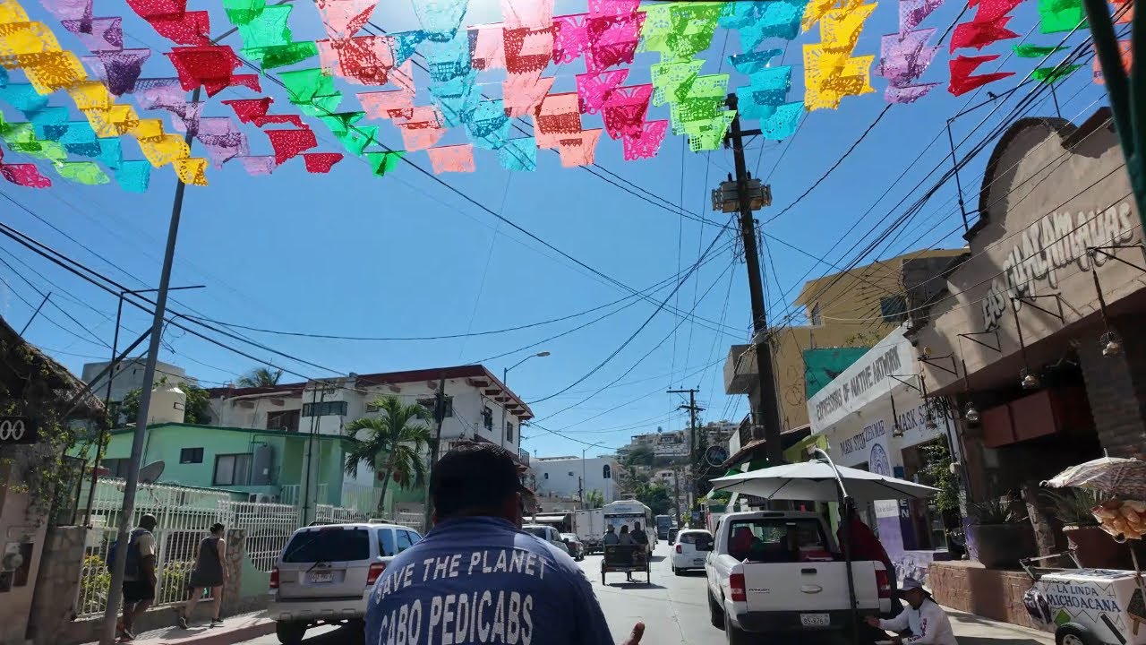 Cabo San Lucas Mexico Downtown Cabo Pedicabs