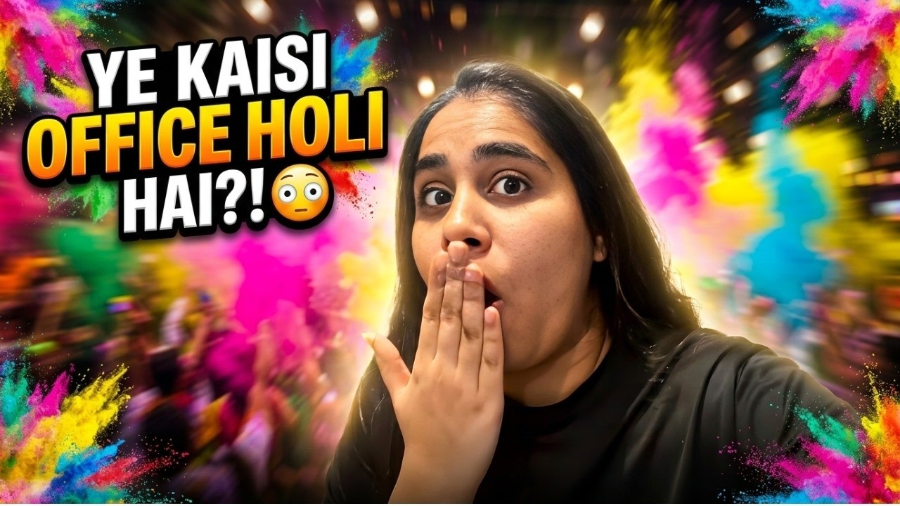 Ye Kaisi Office Holi Party Thi?! 😳 Holi Celebration 2026