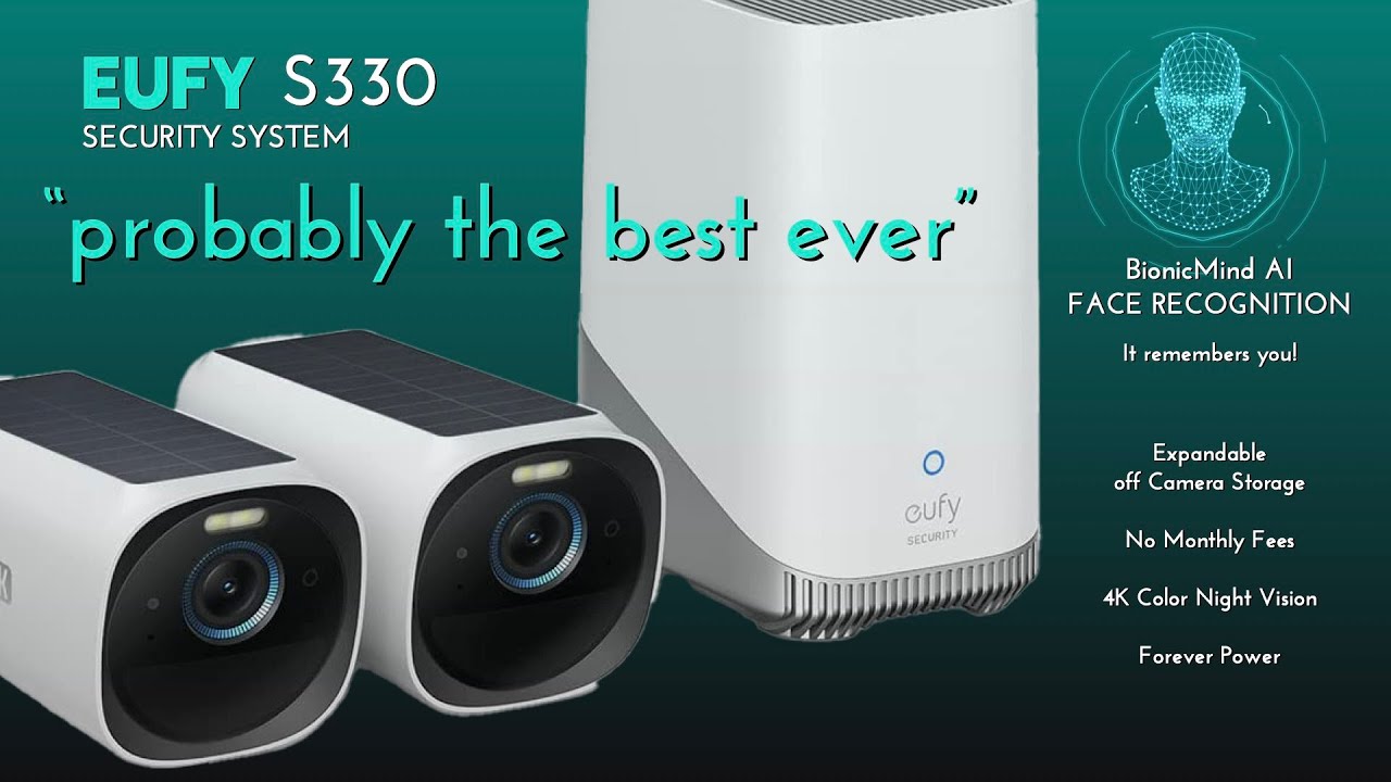 EufyCam S330 — это НОВЫЙ комплексный пакет EufyCam 3 для домашней безопасности с разрешением 4K и...
