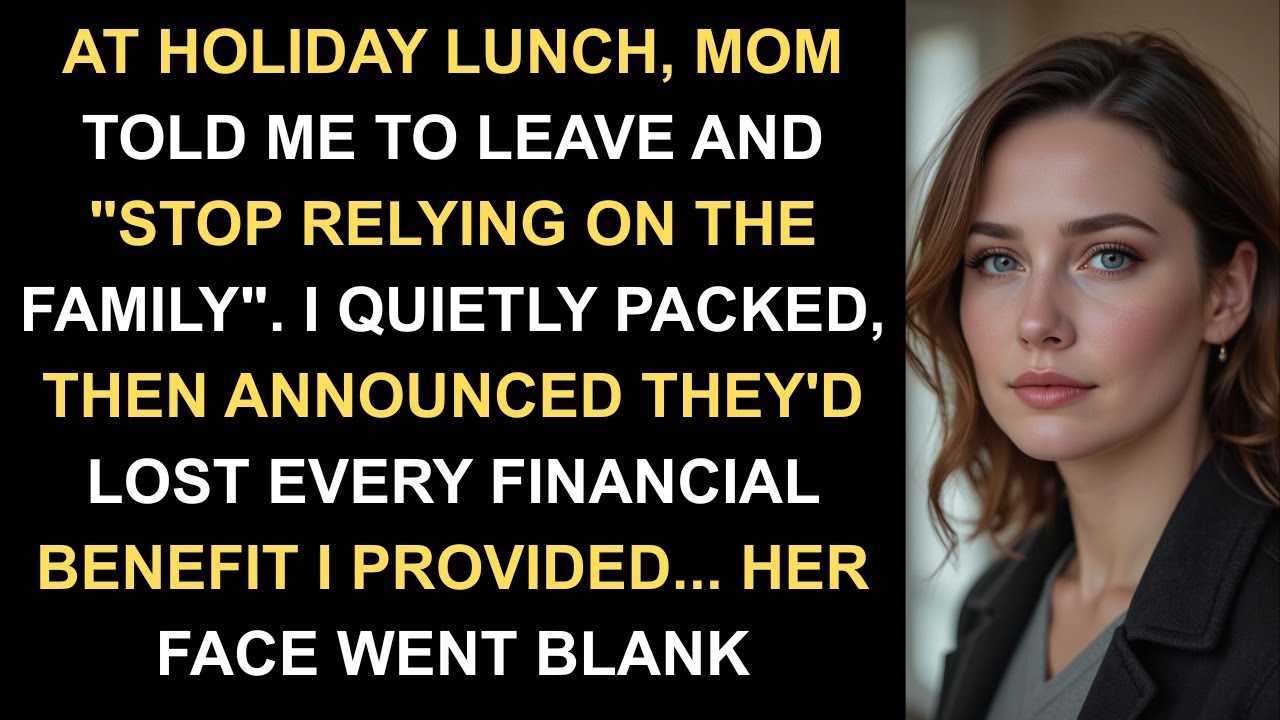 At Family Lunch, My Mom Told Sneered 