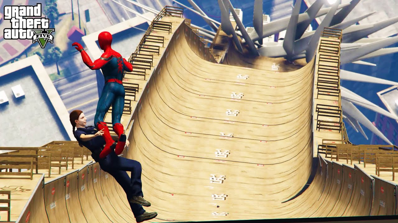 GTA 5 EPIC SPIDERMAN Ragdolls Compilation vol.3 (Euphoria Physics, Jumps, Fails, Funny Moments)