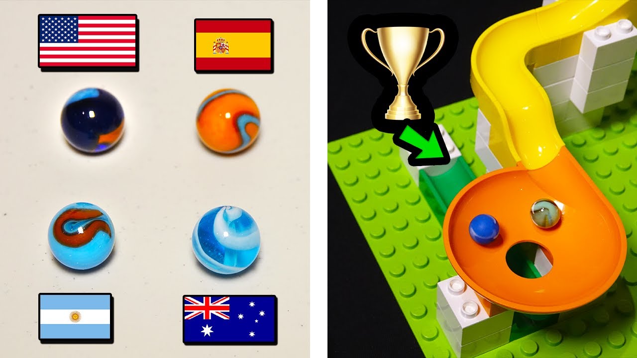WHICH COUNTRY WINS? - World Grand Prix Marble Race!