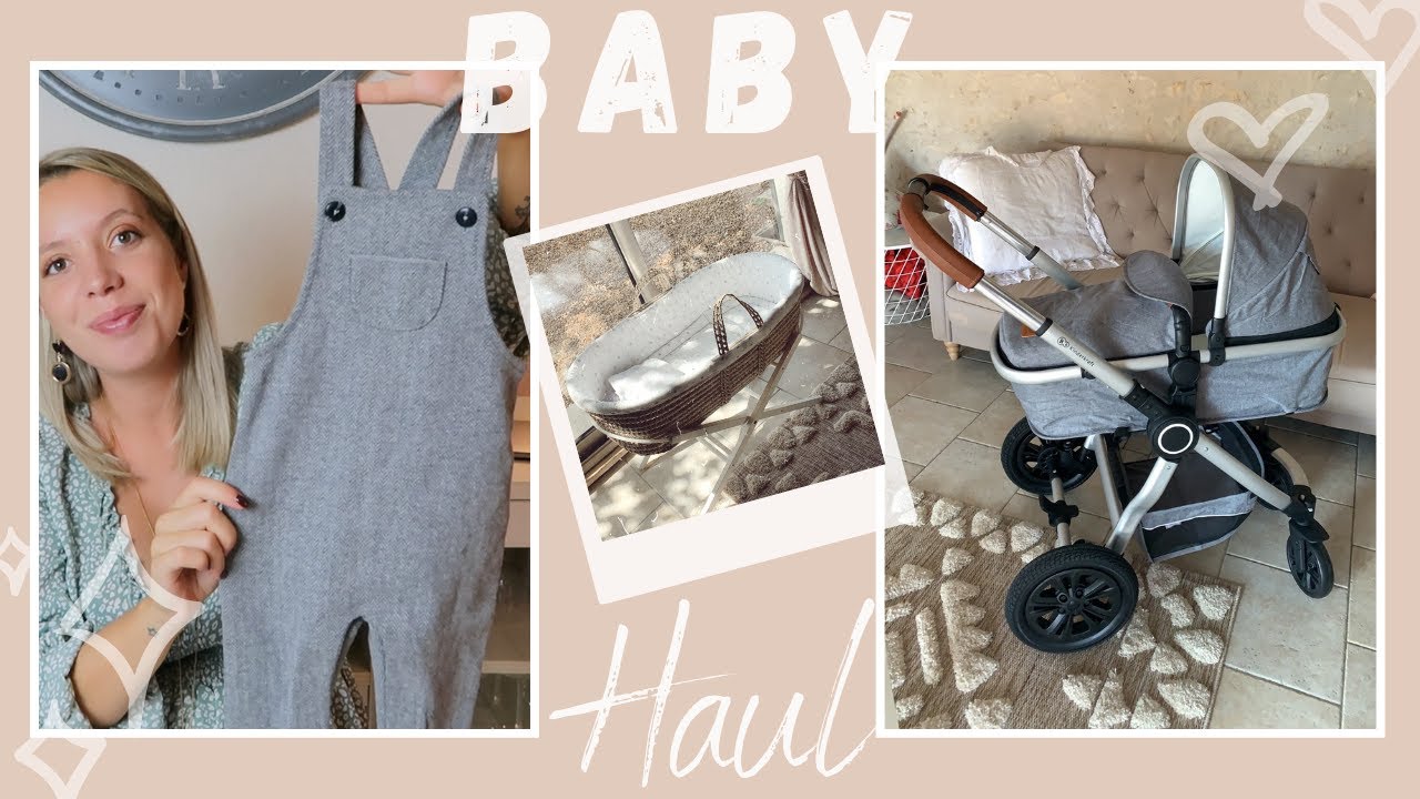 HAUL BEBE 🍼- Les premiers achats pour bébé ! H&M, Kiabi, Gémo...