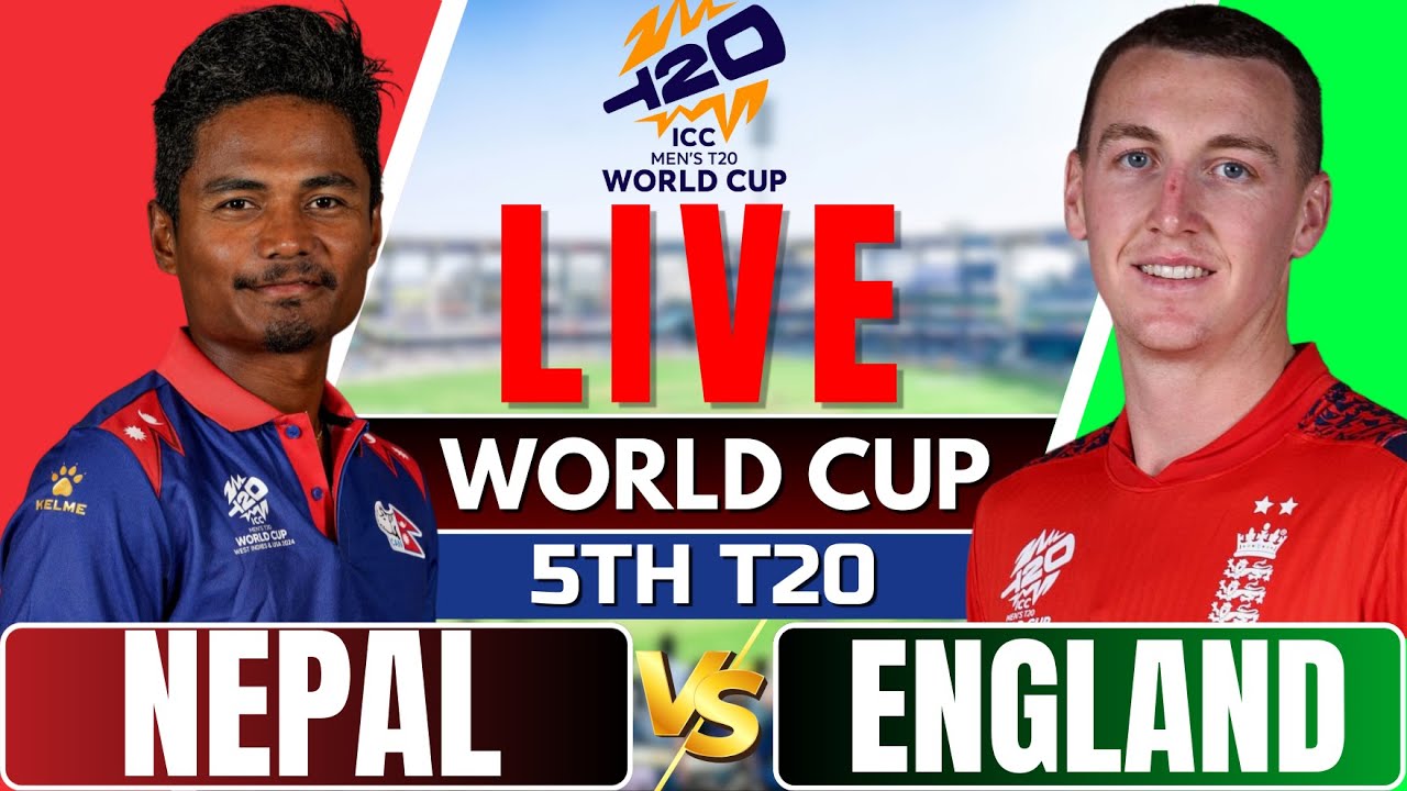 T20 World Cup 2026 live &ndash; England VS Nepal, Live Score & Commentary | live cricket match today