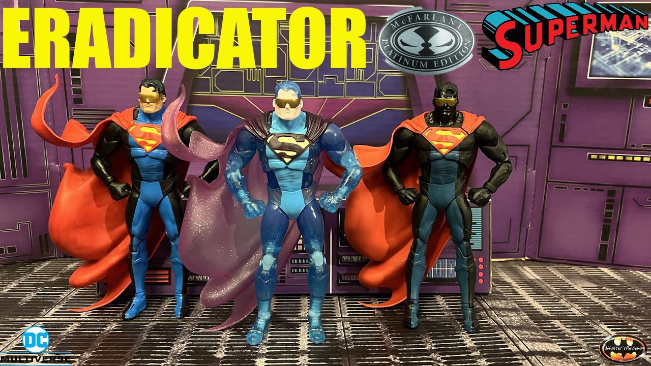 McFarlane DC Multiverse Eradicator PLATINUM David Conner Reign Of The Supermen Action Fiigure Review