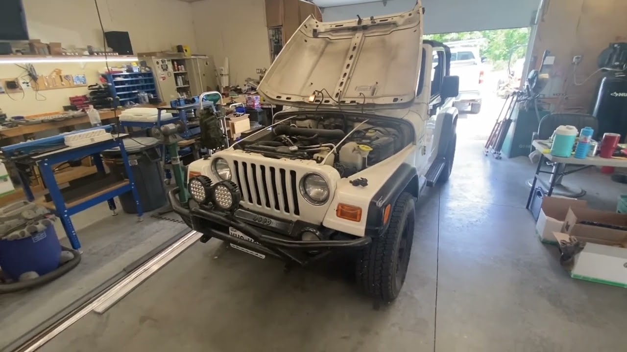2001 Jeep Wrangler TJ 4 hole fuel injector upgrade