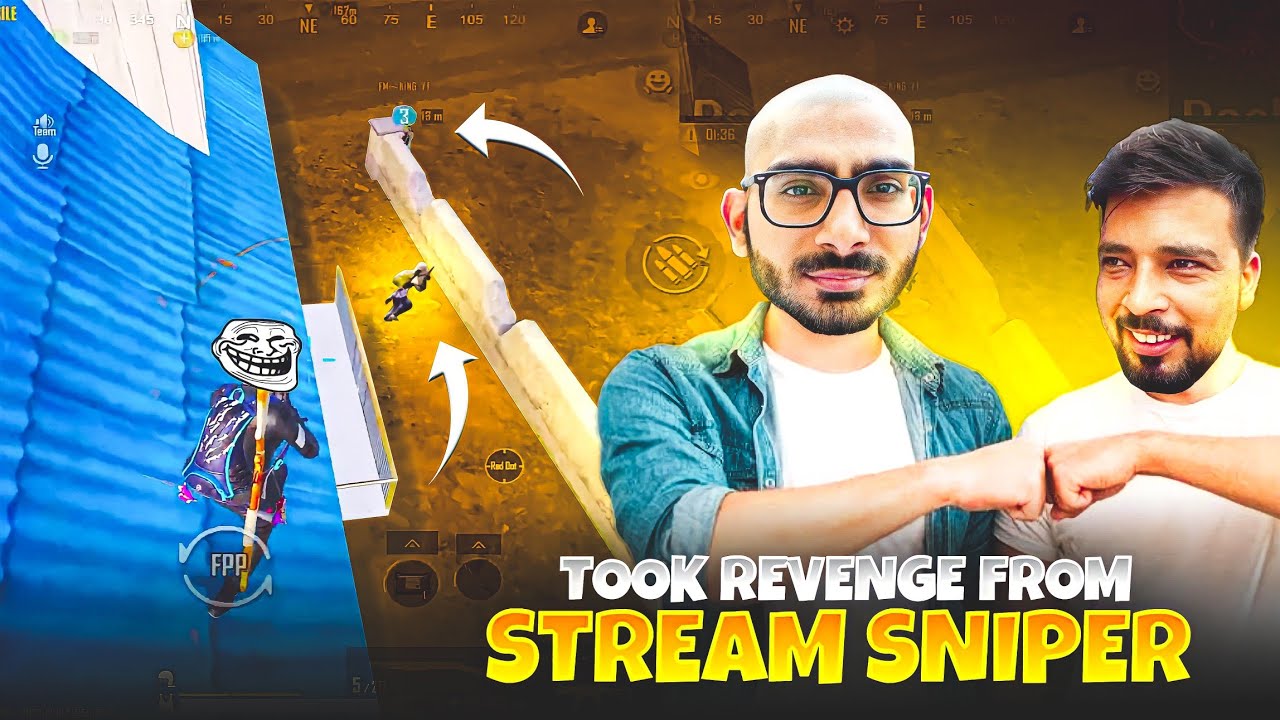Took revenge from stream sniper 🔥 with @FMRadioGamingLive  Pubg mobile