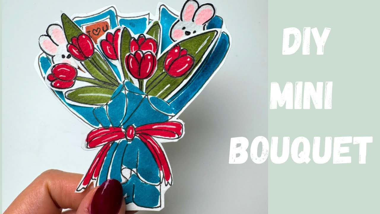 DIY Mini Bouquet That Everyone Will Love 🌷— Try It Now💫