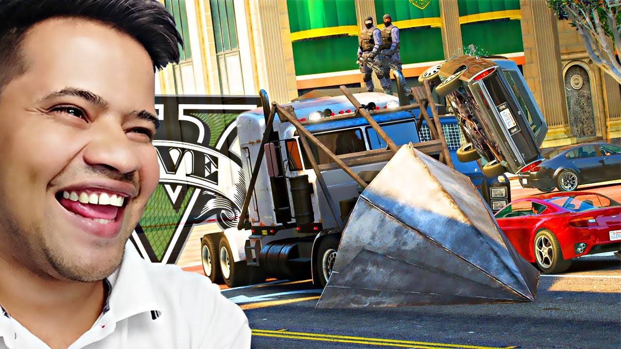 FUGINDO DA POLICIA COM 6 ESTRELA NO GTA 5 - GRAND THEFT AUTO V - GTA V MODS
