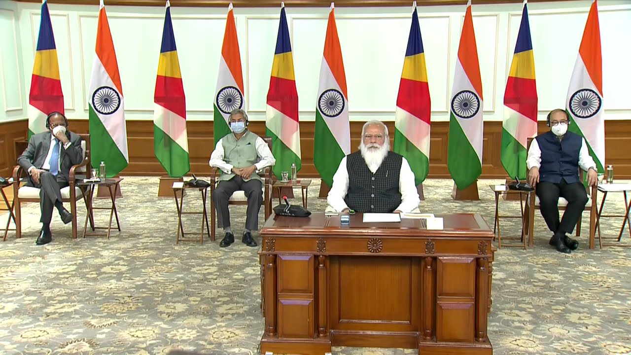PM Modi holds high level virtual meeting with President Ramkalawan of Seychelles